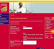 Celtel Top-up